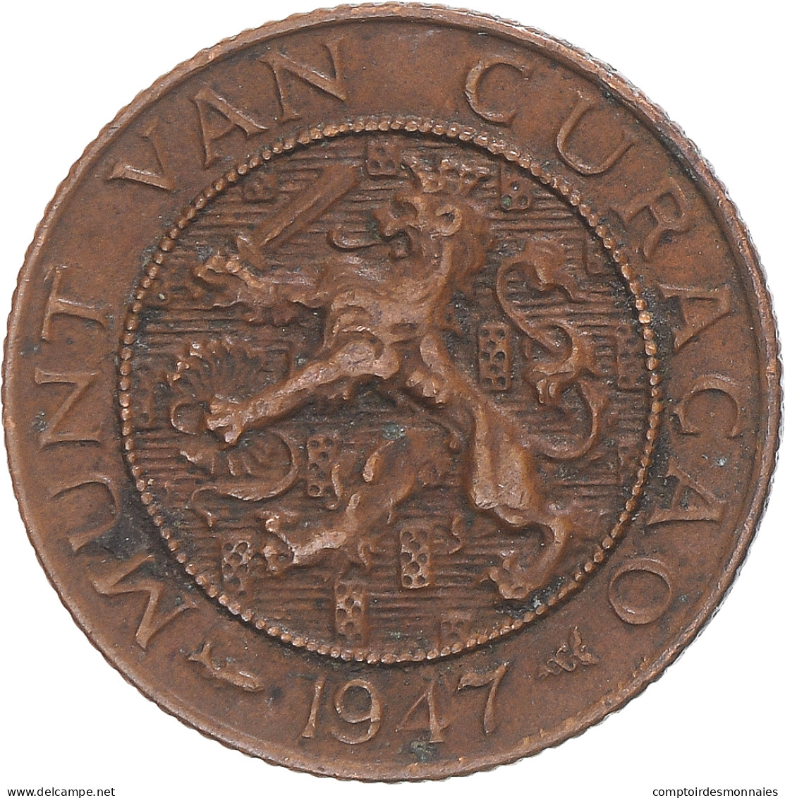 Monnaie, Curaçao, Cent, 1947 - Curaçao
