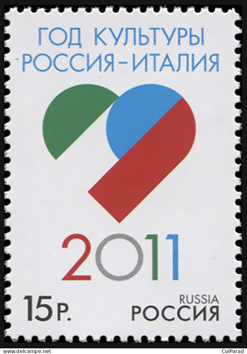 RUSSIA - 2011 -  STAMP MNH ** - "Year Of Culture Russia - Italy" - Neufs
