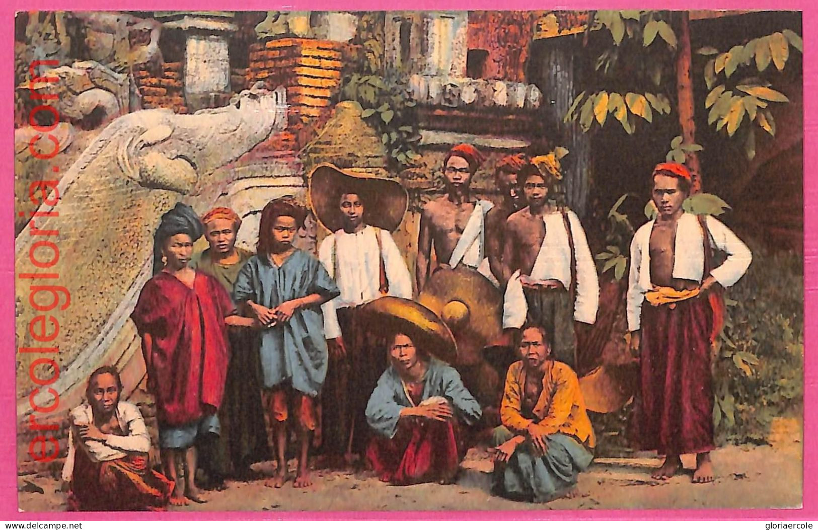 Af9255 - MYANMAR  Burma   -  VINTAGE POSTCARD - Ethnic, Costumes - Myanmar (Burma)