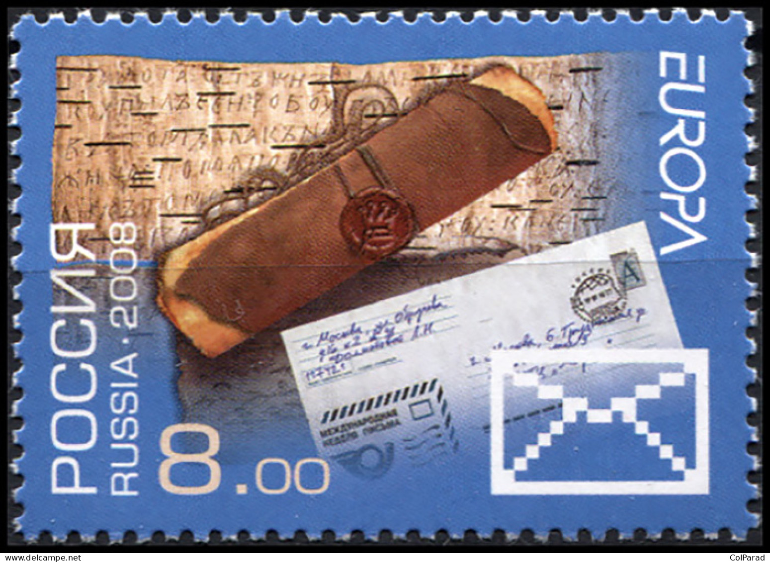 RUSSIA - 2008 -  STAMP MNH ** - Letters - Ongebruikt