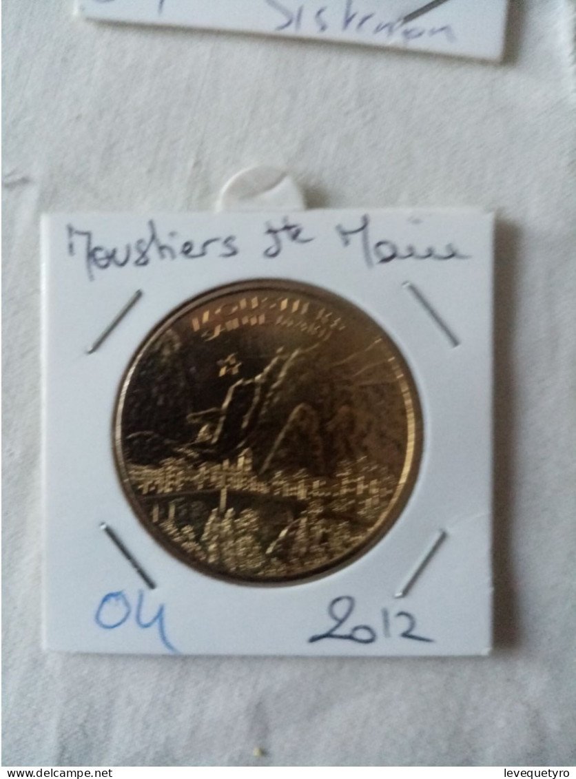 Médaille Touristique Monnaie De Paris 04 Moustiers 2012 - 2012