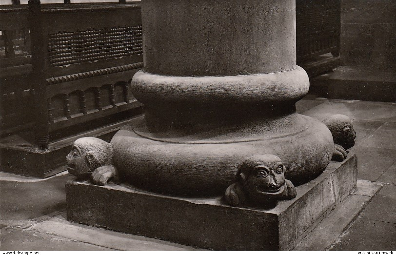 Alpirsbach, Klosterkirche, Sockelfiguren Ngl #E0417 - Sculpturen