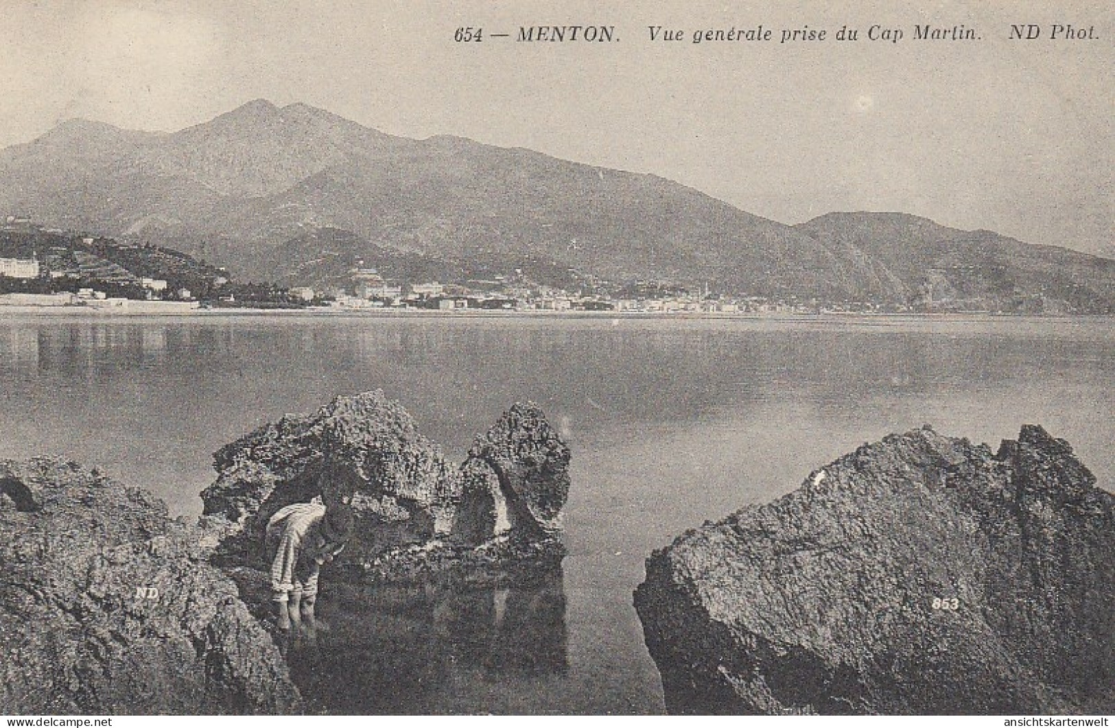Menton (A.-M.) Vue Genérale Prise Du Cap Martin Ngl #E0448 - Menton