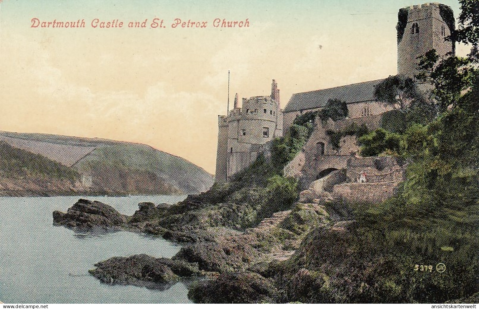 Dartmouth Castle And St.Petrox Church Ngl #E1877 - Autres & Non Classés