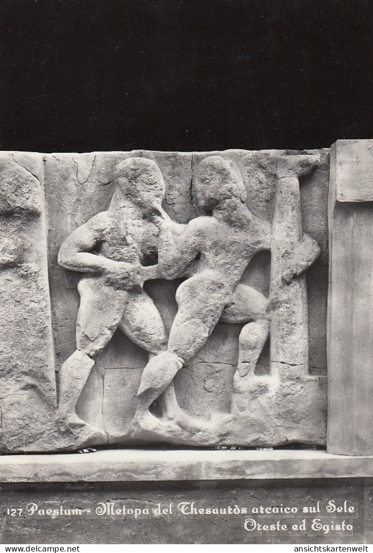 Paestum, Oreste Ad Egiste Ngl #E1550 - Sculptures