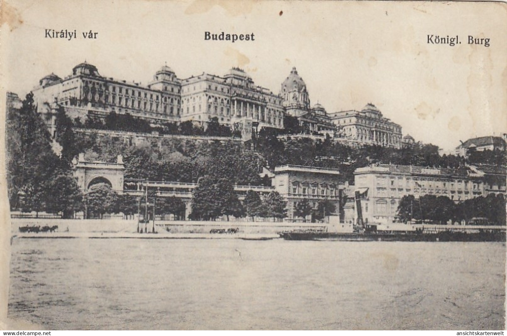 Budapest, Königliche Burg Ngl #E2003 - Hongarije