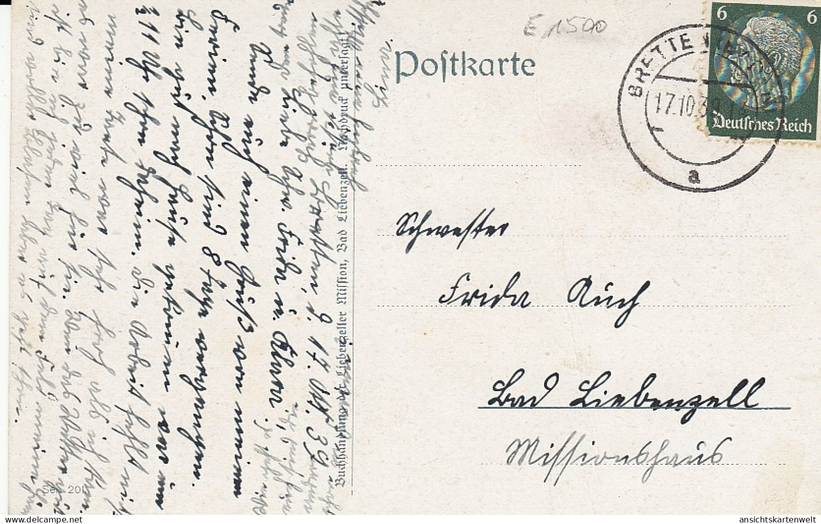 Wartet Und Eilet, 2.Petr.3/12 Gl1939 #E1500 - Altri & Non Classificati