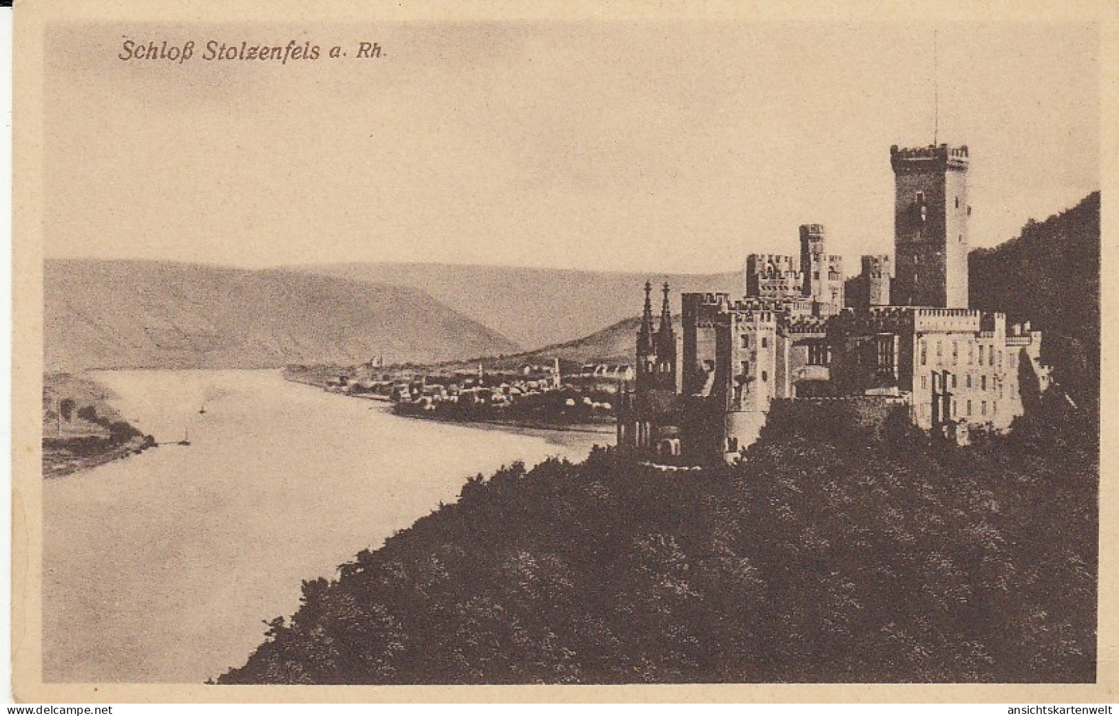 Schloss Stolzenfels Am Rhein Ngl #E1487 - Autres & Non Classés