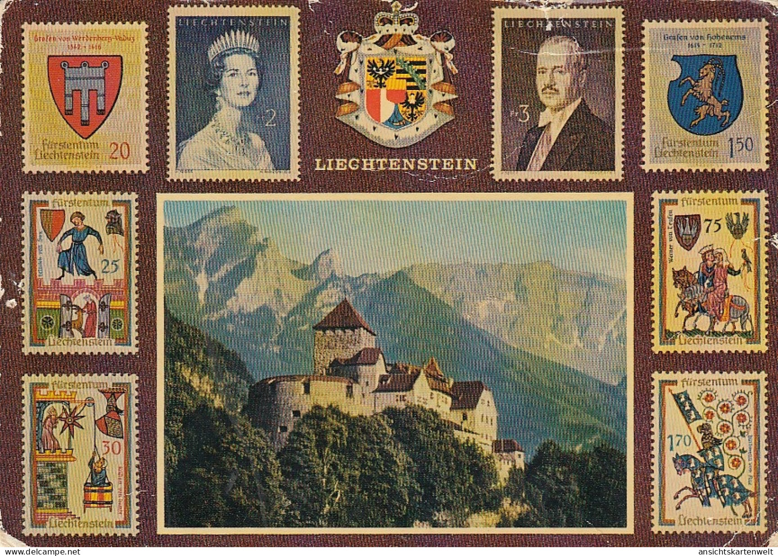 Liechtenstein Schloß Vaduz Ngl #E1979 - Liechtenstein