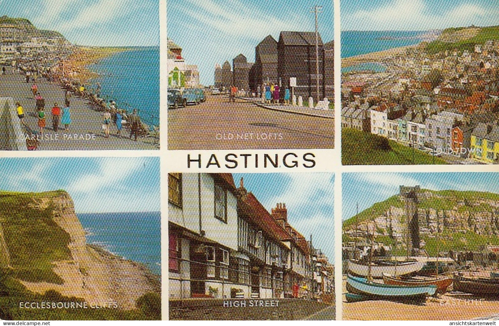 England: Hastings, Mehrbildkarte Gl1971 #E2838 - Andere & Zonder Classificatie