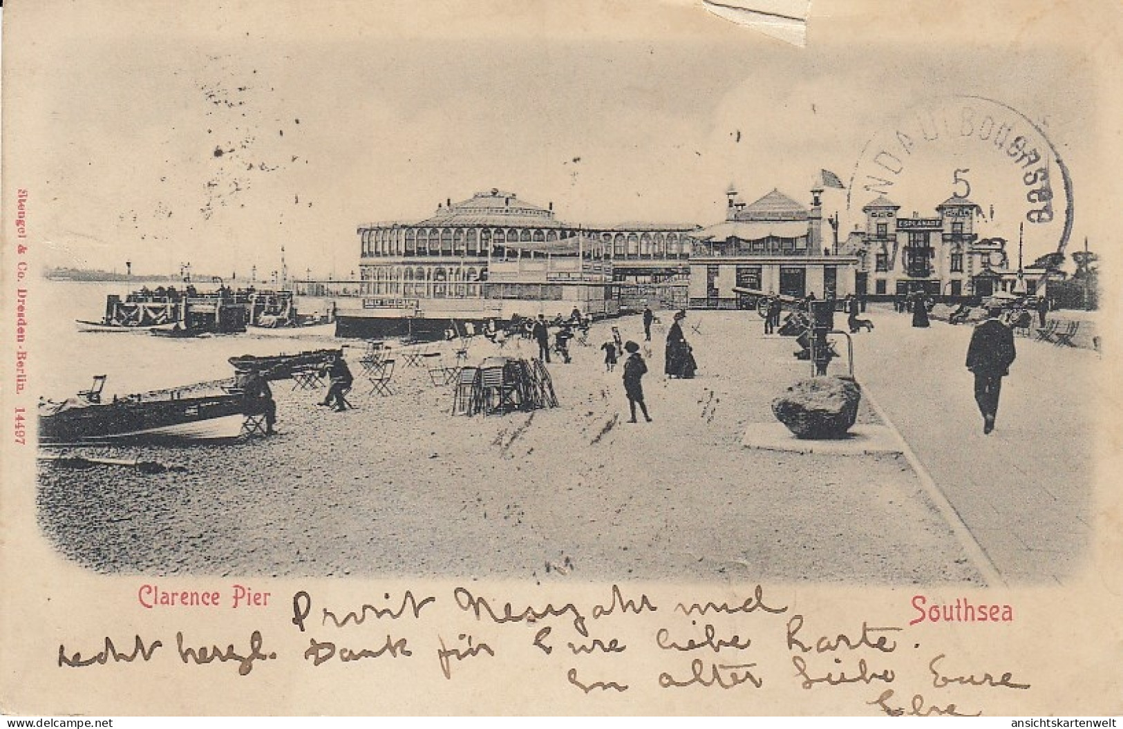 Southsea, Clarence Pier Gl1902? #E2021 - Autres & Non Classés