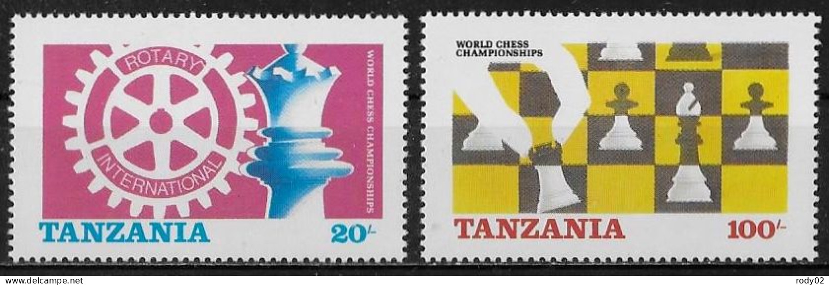 TANZANIE - ECHECS - N° 275 ET 276 - NEUF** MNH - Echecs