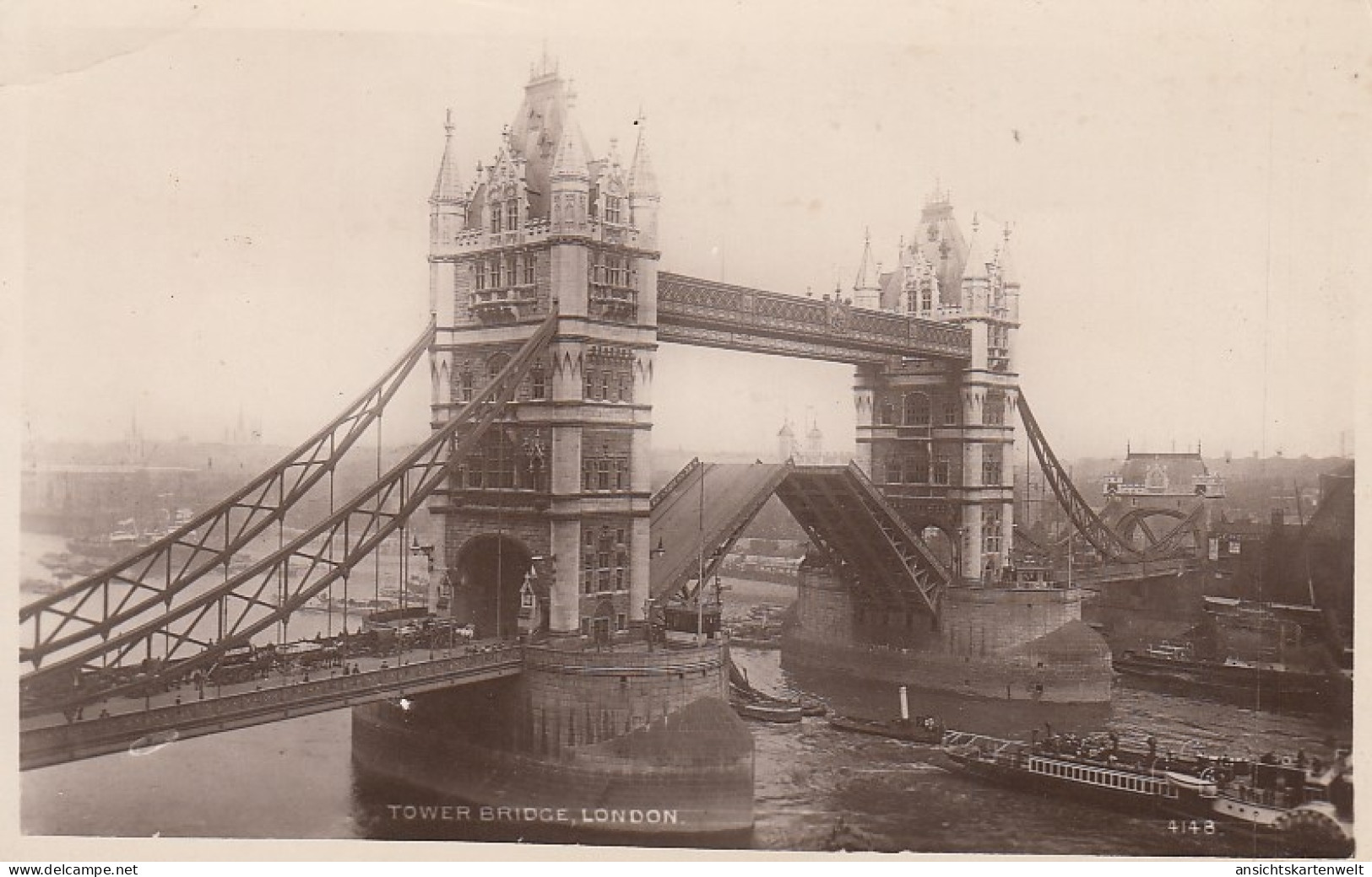 London, Tower Bridge Glum 1910? #E2019 - Otros & Sin Clasificación