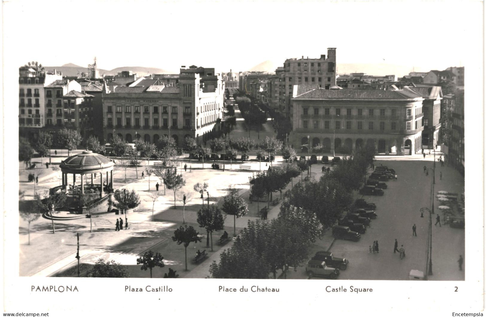 CPA Carte Postale Espagne Pamplona Plaza Castillo VM80459 - Navarra (Pamplona)