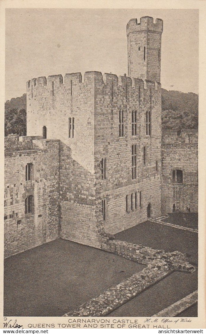 Carnavon Castle, Queens Tower And Site Of Great Hall Ngl #E2841 - Other & Unclassified