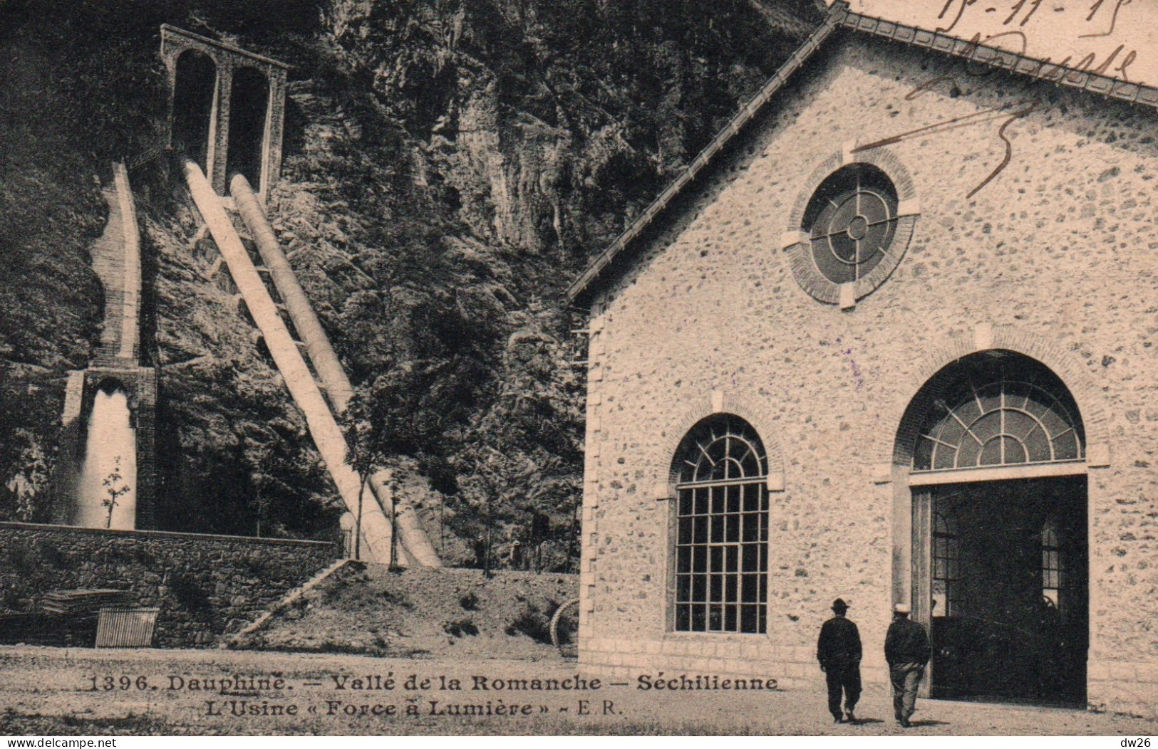 Vallée De La Romanche, Séchilienne (Isère) L'Usine Hydroélectrique Force à Lumière - Carte E.R. N° 1396 - Other & Unclassified