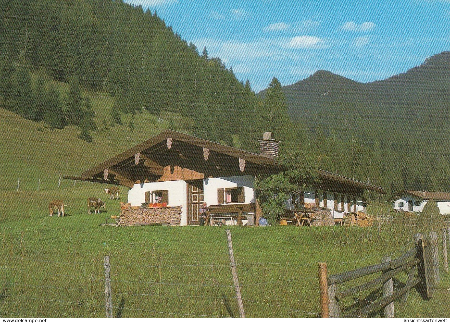 Almhütte Auf Der Röthelmoos-Alm Im Chiemgau Ngl #E2979 - Esculturas