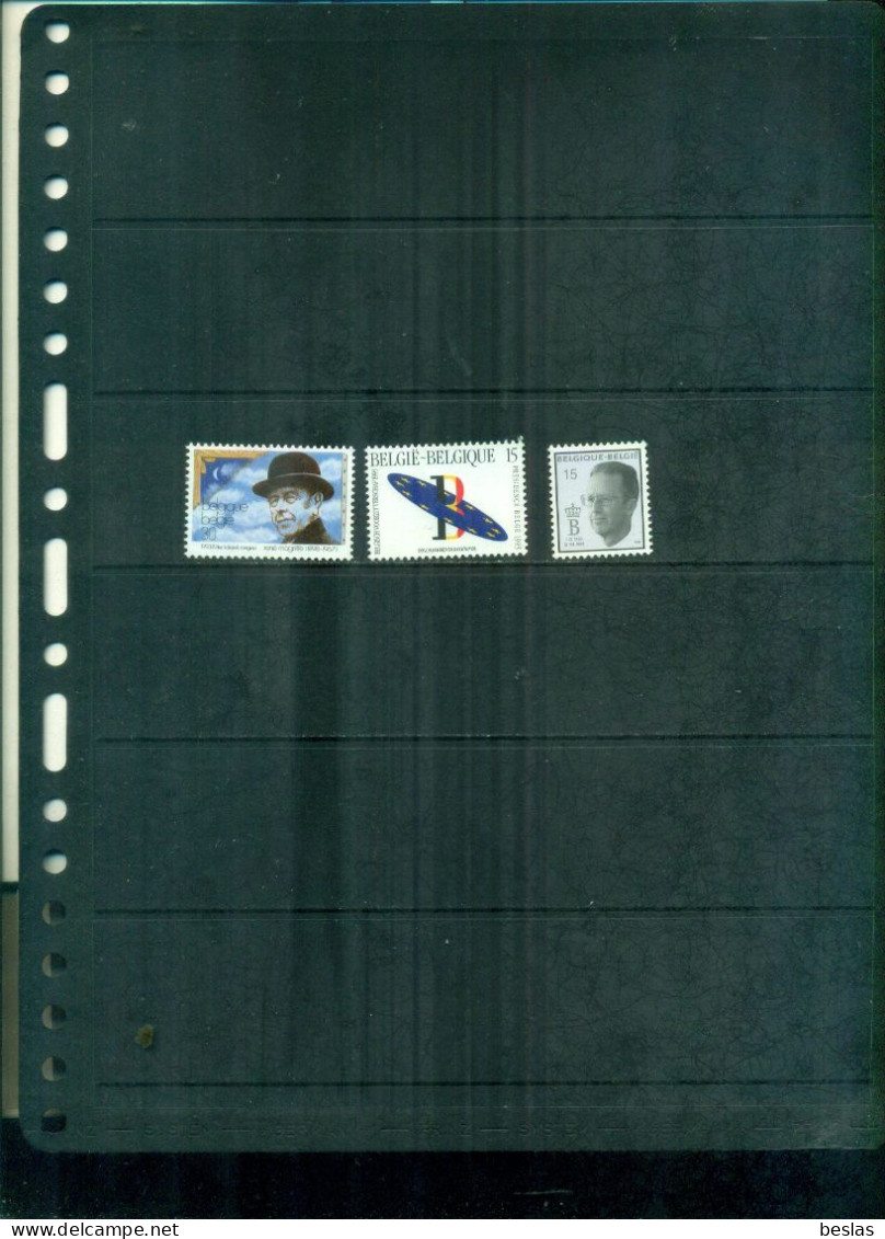 BELGIQUE MAGRITTE-PRESIDENCE BELGE-ROI BAUDOUIN 3 VAL NEUFS A PARTIR DE 0.75 EUROS - Unused Stamps