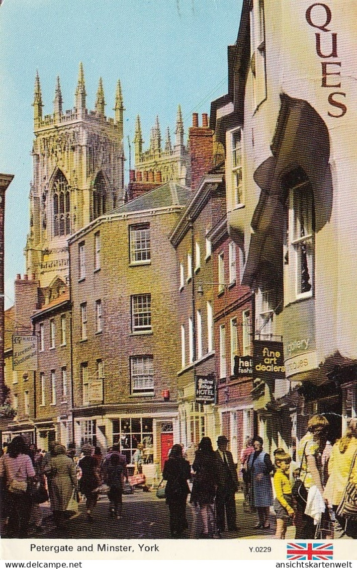 York, Peter Gate And Minster Glum 1970? #E2842 - Other & Unclassified