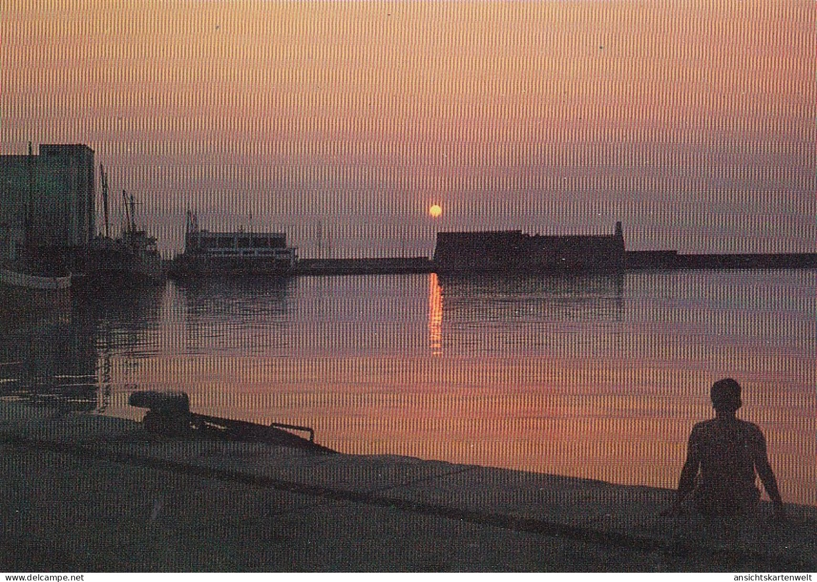 Heraklion (Kandia) Sonnenuntergang Im Hafen Ngl #E3825 - Griekenland