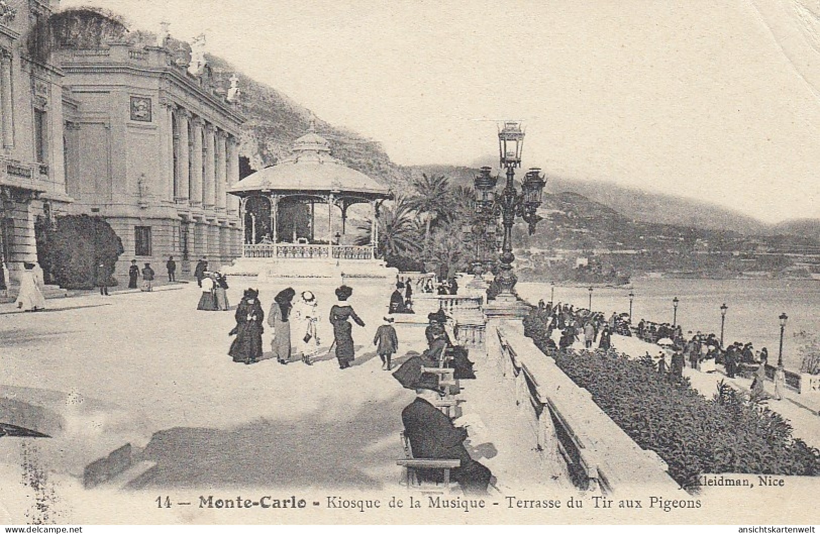 Monte-Carlo, Kiosque De La Musique Gl1906? #E3783 - Andere & Zonder Classificatie