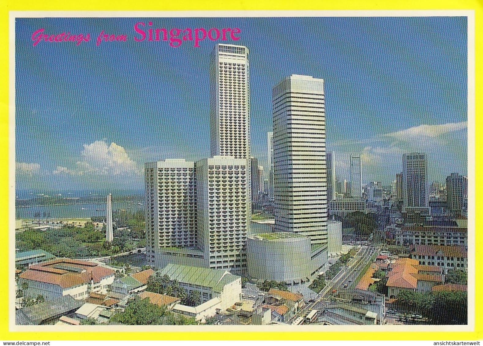 SGP Greetings From Singapore Gl1989 #E4018 - Andere & Zonder Classificatie
