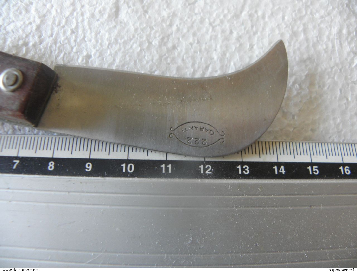 Vintage Couteau Lame 6.5 Cm - Armes Neutralisées