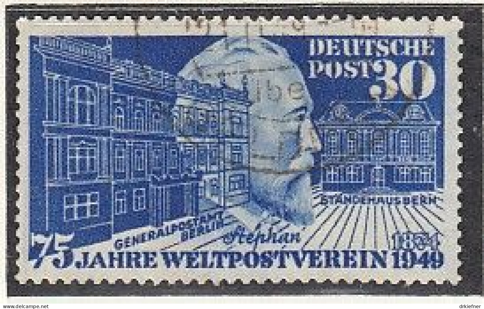 BRD  116, Gestempelt, 75 Jahre Weltpostverein (UPU), 1949 - Oblitérés