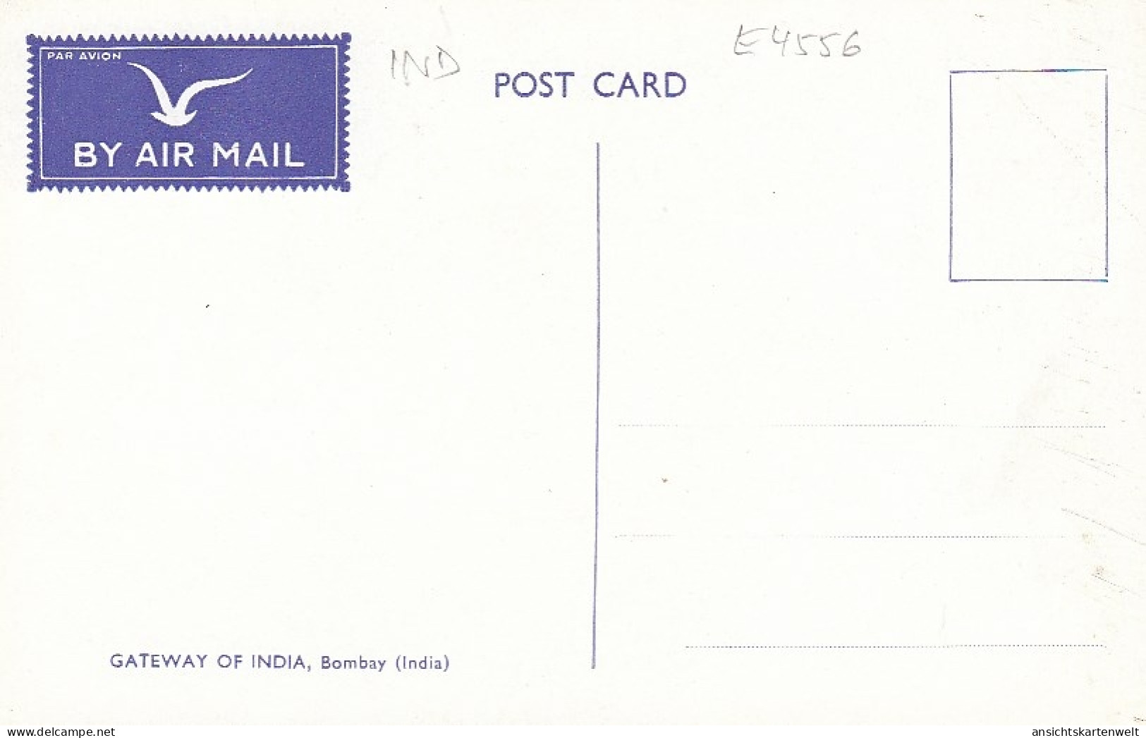 Indien, Bombay, Gateway Of India Ngl #E4556 - Other & Unclassified