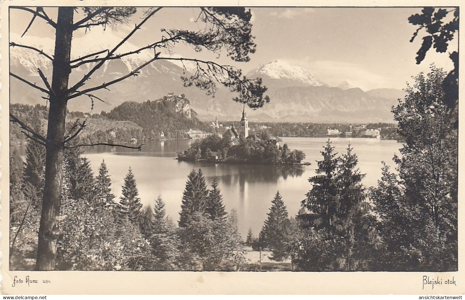 Bleder See, Blejski Otok Glum 1930? #E5507 - Slovenia