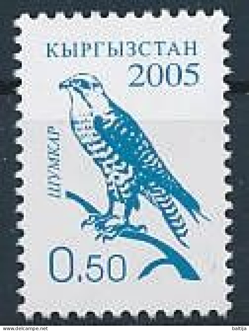 Mi 410 A ** MNH / Definitive, Bird, Falcon, Hawk - Kyrgyzstan