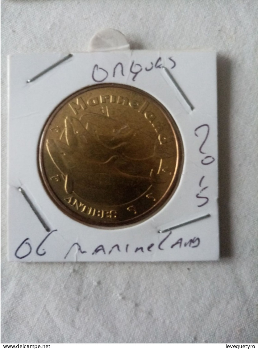 Médaille Touristique Monnaie De Paris 06 Antibes Orques 2015 - 2015
