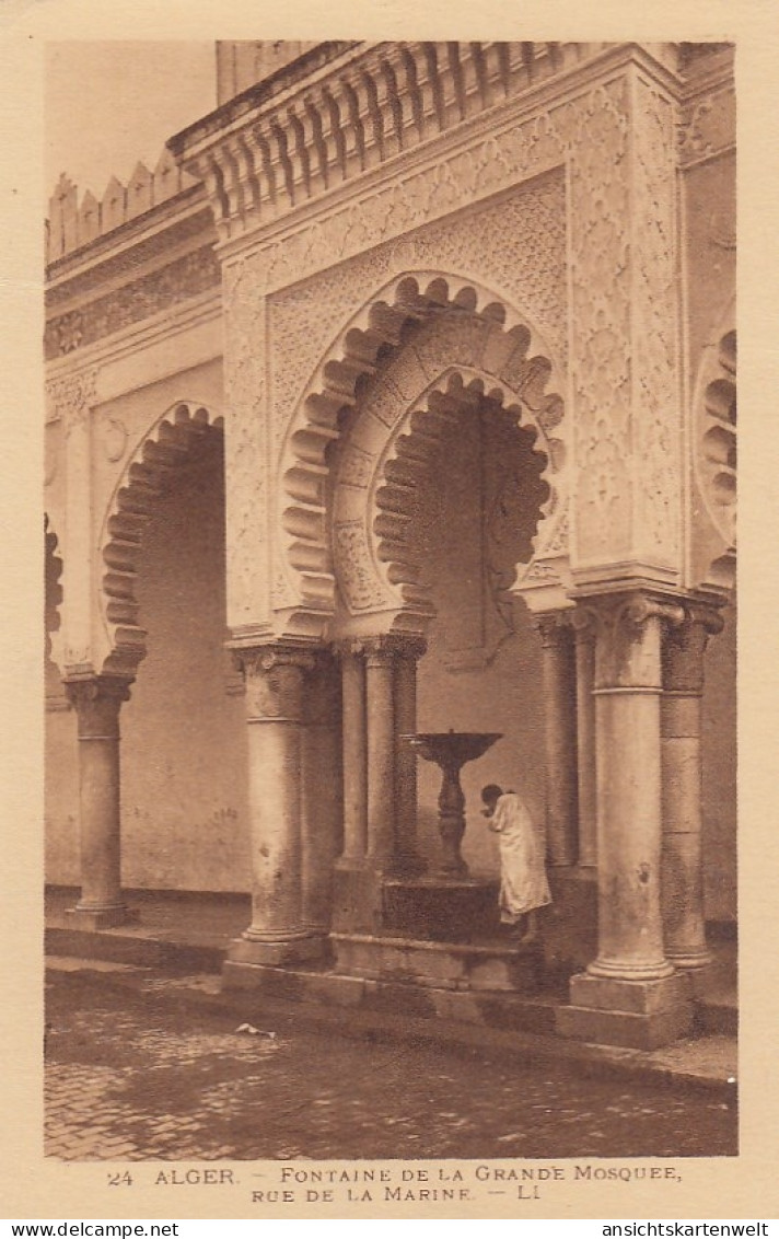 Algerien, Alger, Fontaine De La Grand Mosquee Ngl #E6566 - Non Classés