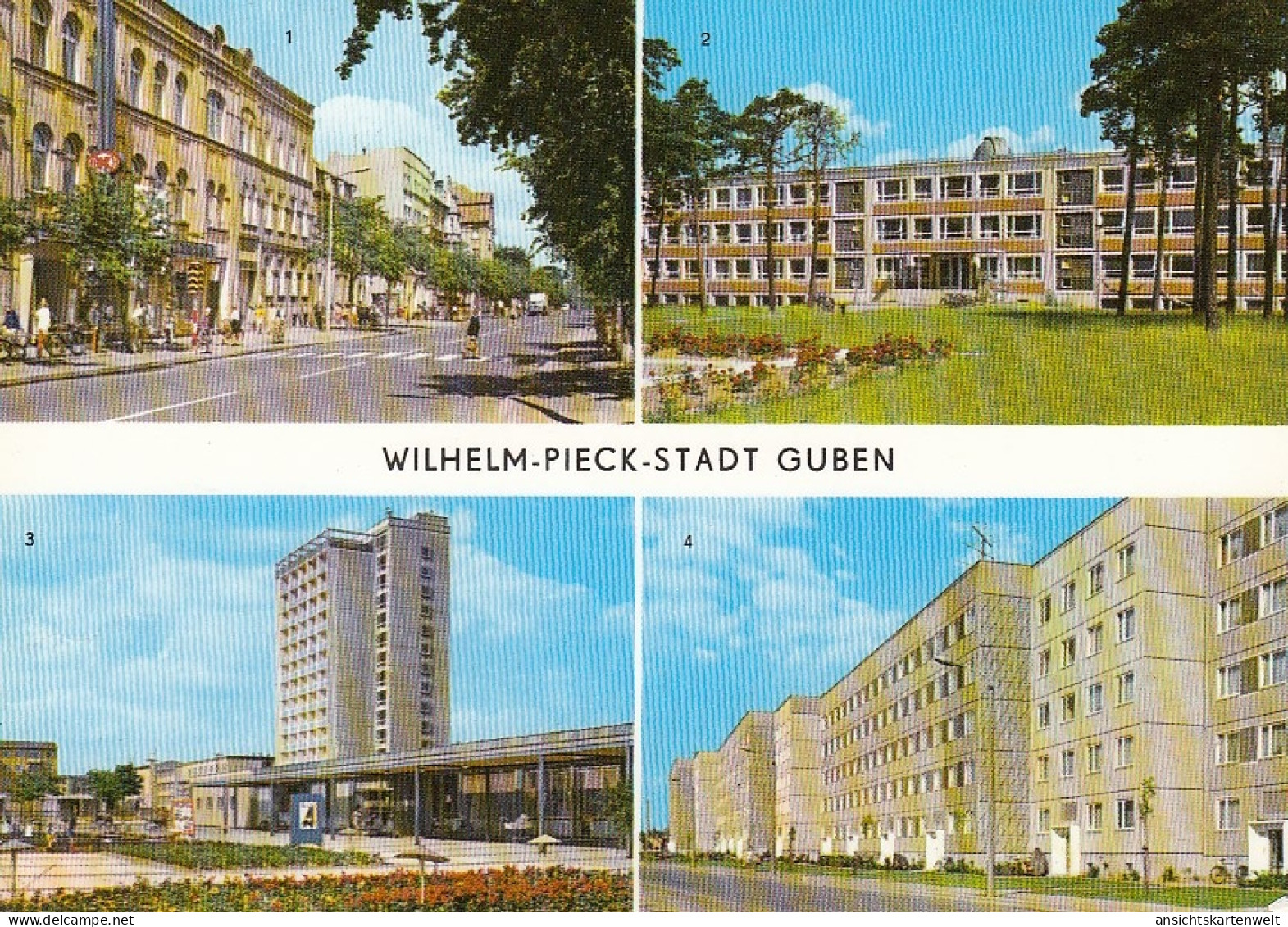 Wilhelm-Pieck-Stadt Guben, Mehrbildkarte Ngl #E5921 - Other & Unclassified