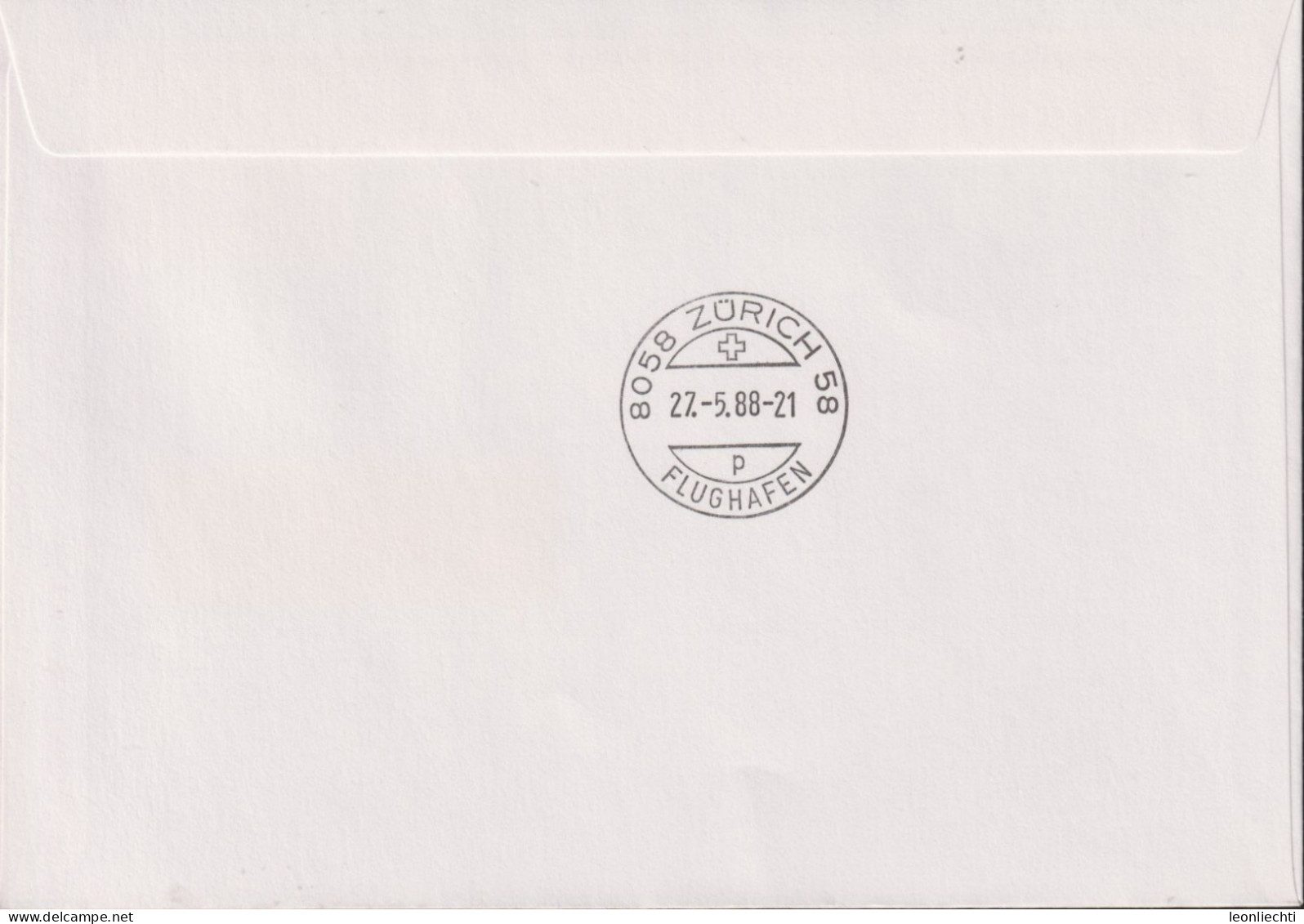 1988 R-Brief, Sonderflug  Genève-Zürich , FraMA +Zum: F49, Mi: 1369, ⵙ 1215 Genève 15 - Affranchissements Mécaniques