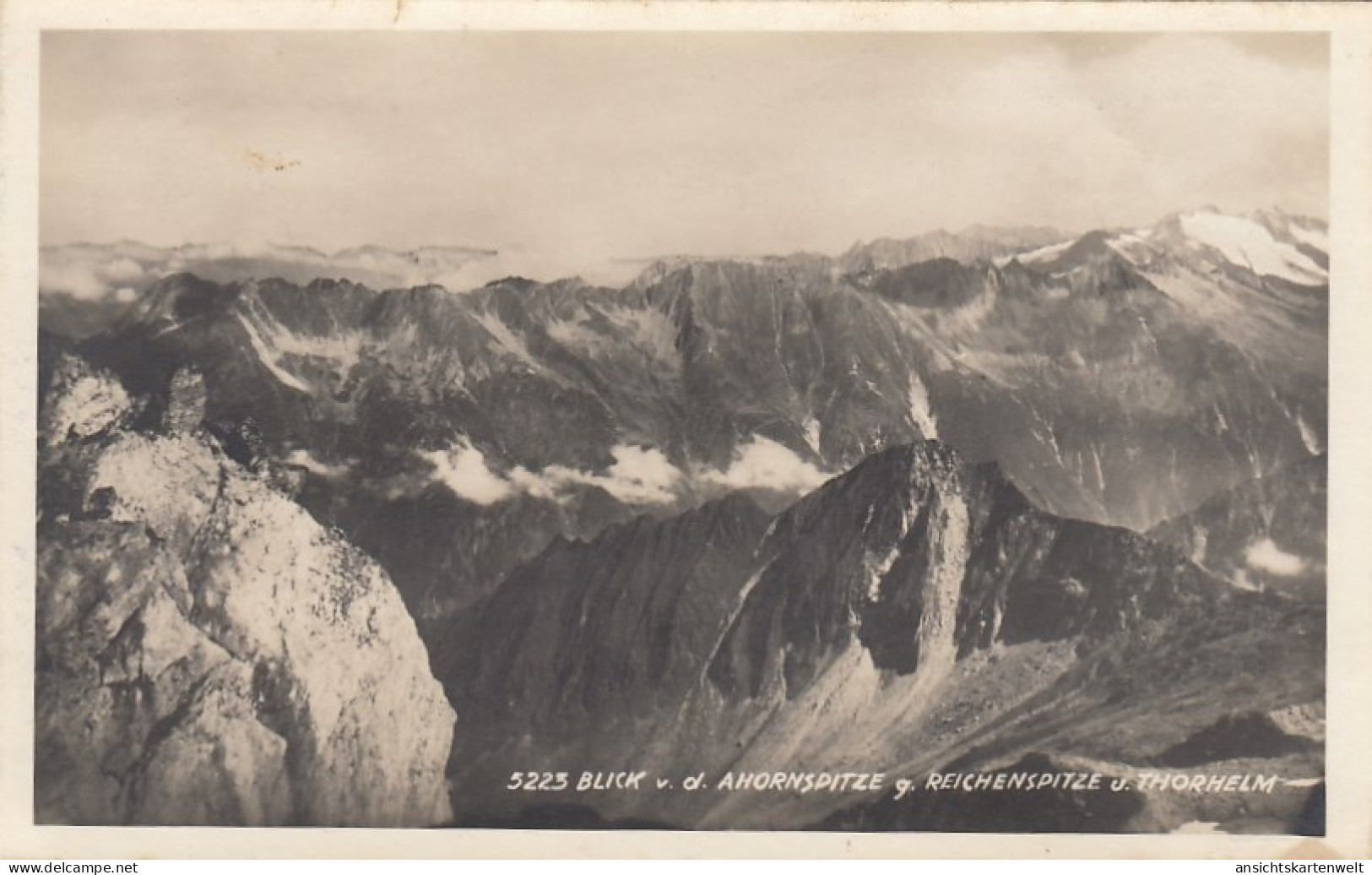 Blick Von Der Ahornspitze G. Reichenspitze U.Thorhelm Im Zillertal Ngl #E5990 - Andere & Zonder Classificatie