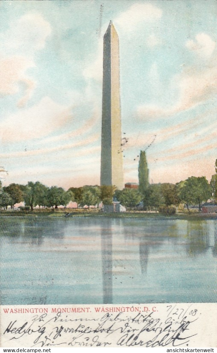 Washington D.C., Washington Moument Gl1927 #E7035 - Altri & Non Classificati