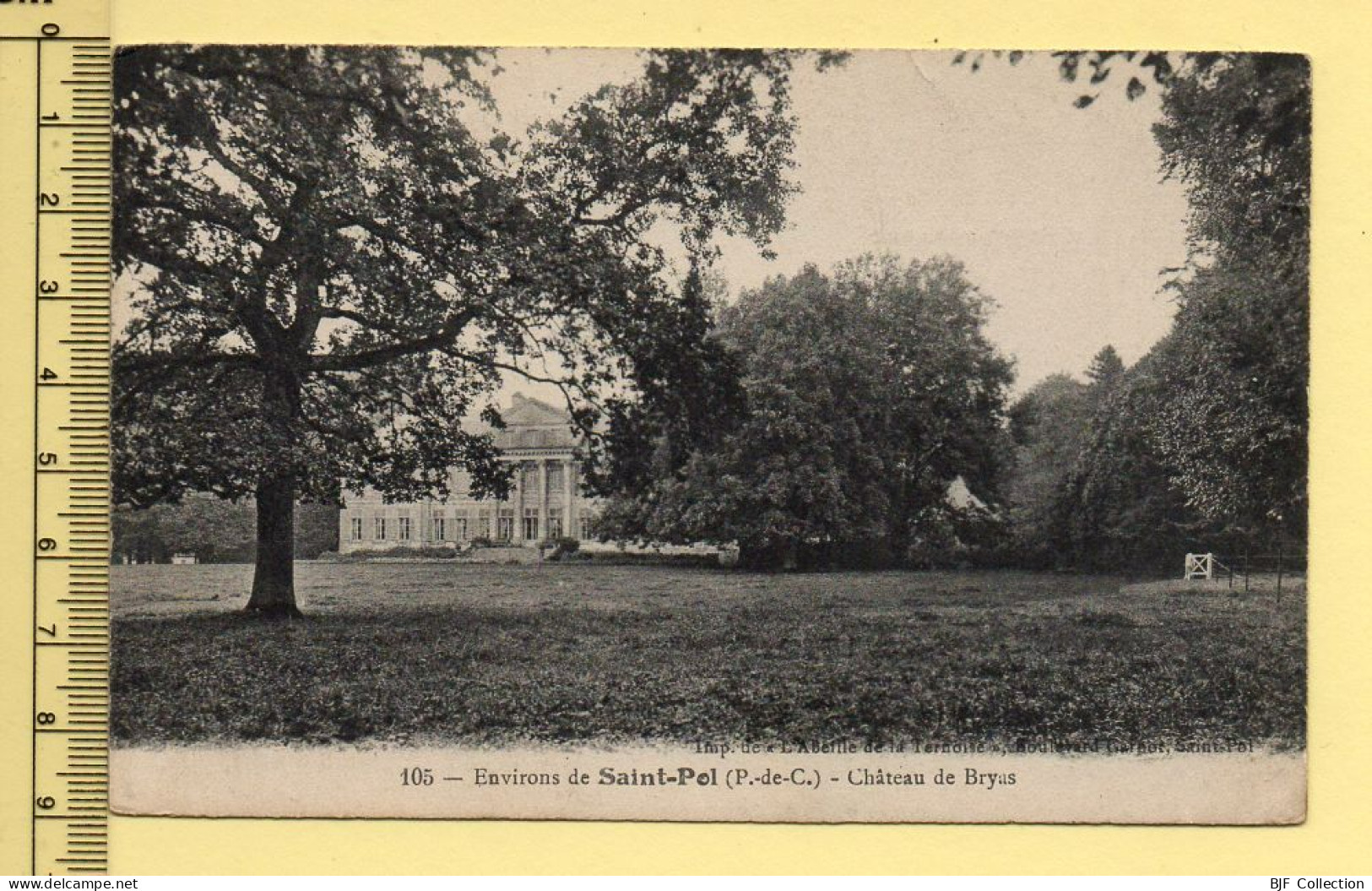 62. Environs De SAINT-POL – Château De Bryas (voir Scan Recto/verso) - Saint Pol Sur Ternoise