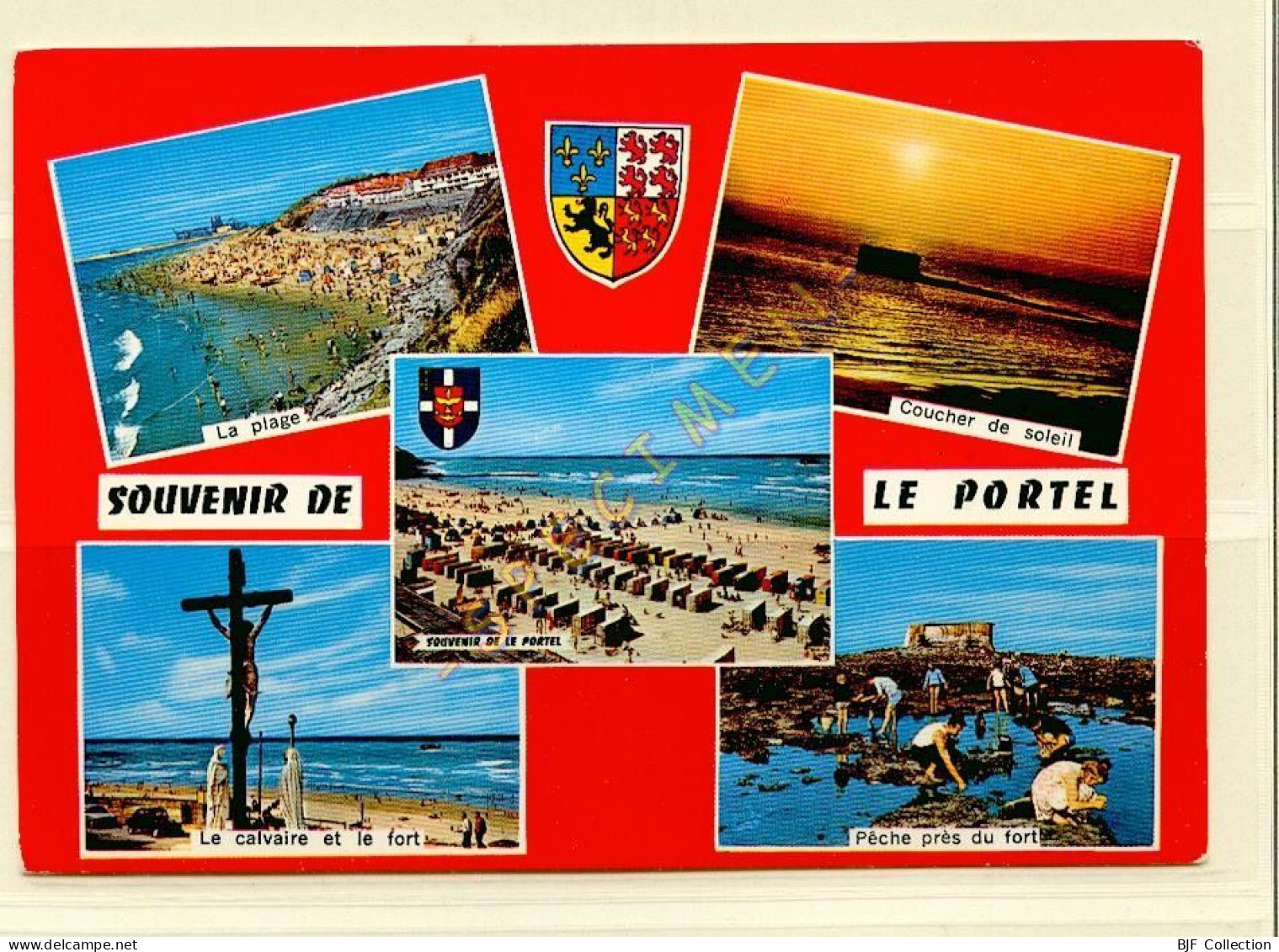 62. LE PORTEL – Multivues – Blason (animée) (voir Scan Recto/verso) - Le Portel