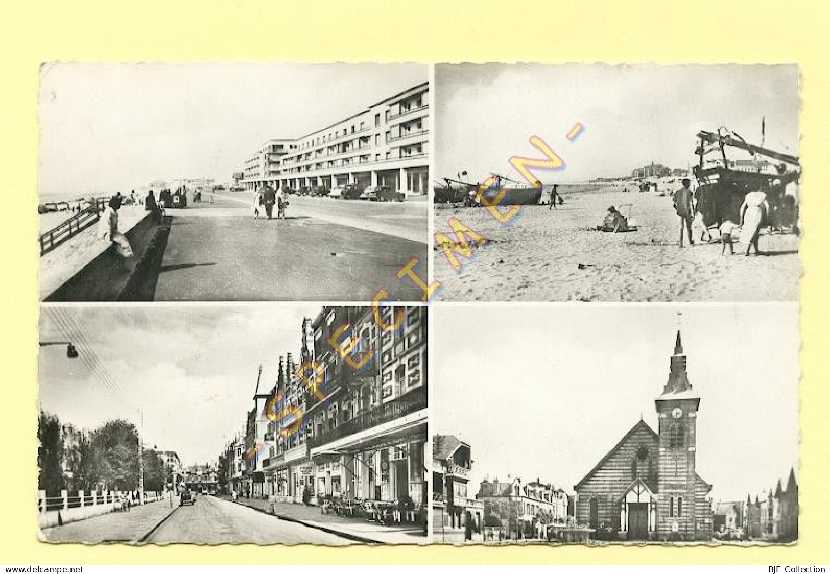 62. BERCK-PLAGE - Multivue (animée) CPSM  - Berck