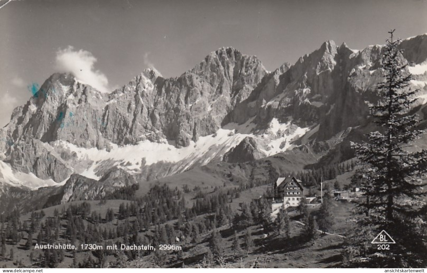 Austriahütte Mit Dachstein Gl1940 #E7801 - Andere & Zonder Classificatie