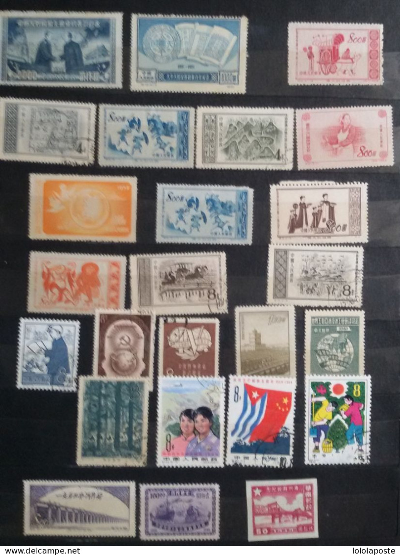 CHINE - CHINA  - Petit Lot De Timbres Neufs Et Oblitérés - Unused & Used - 8 Photos - Neufs