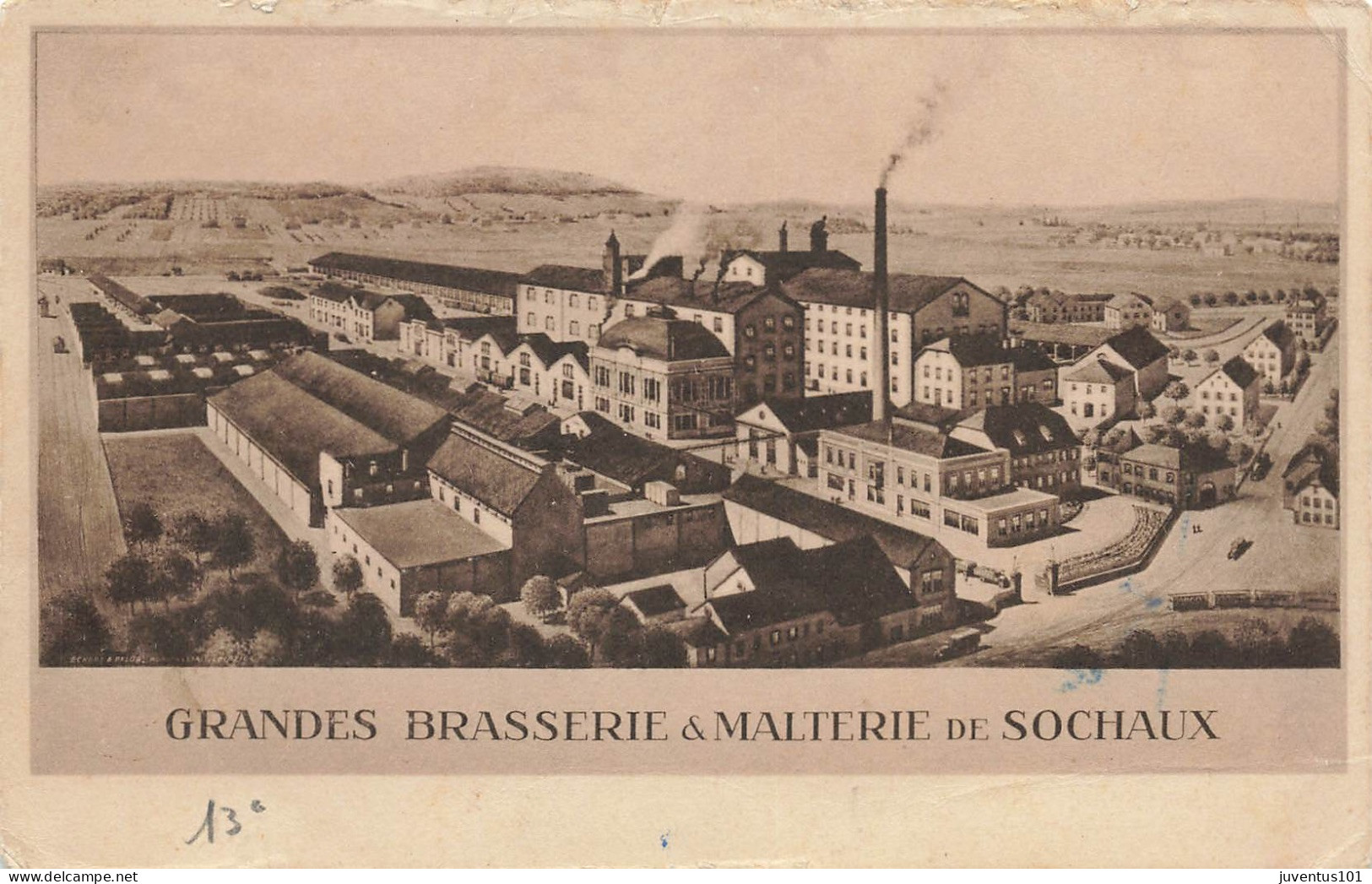 CPA Grandes Brasserie Malterie De Sochaux      L2902 - Sochaux