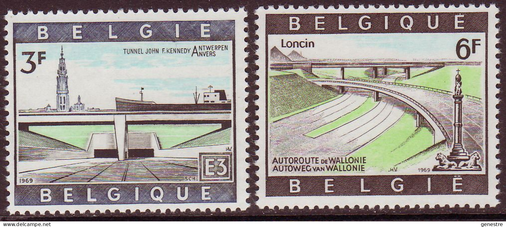 Belgique - 1969 - COB 1514 à 1515 ** (MNH) - Ungebraucht