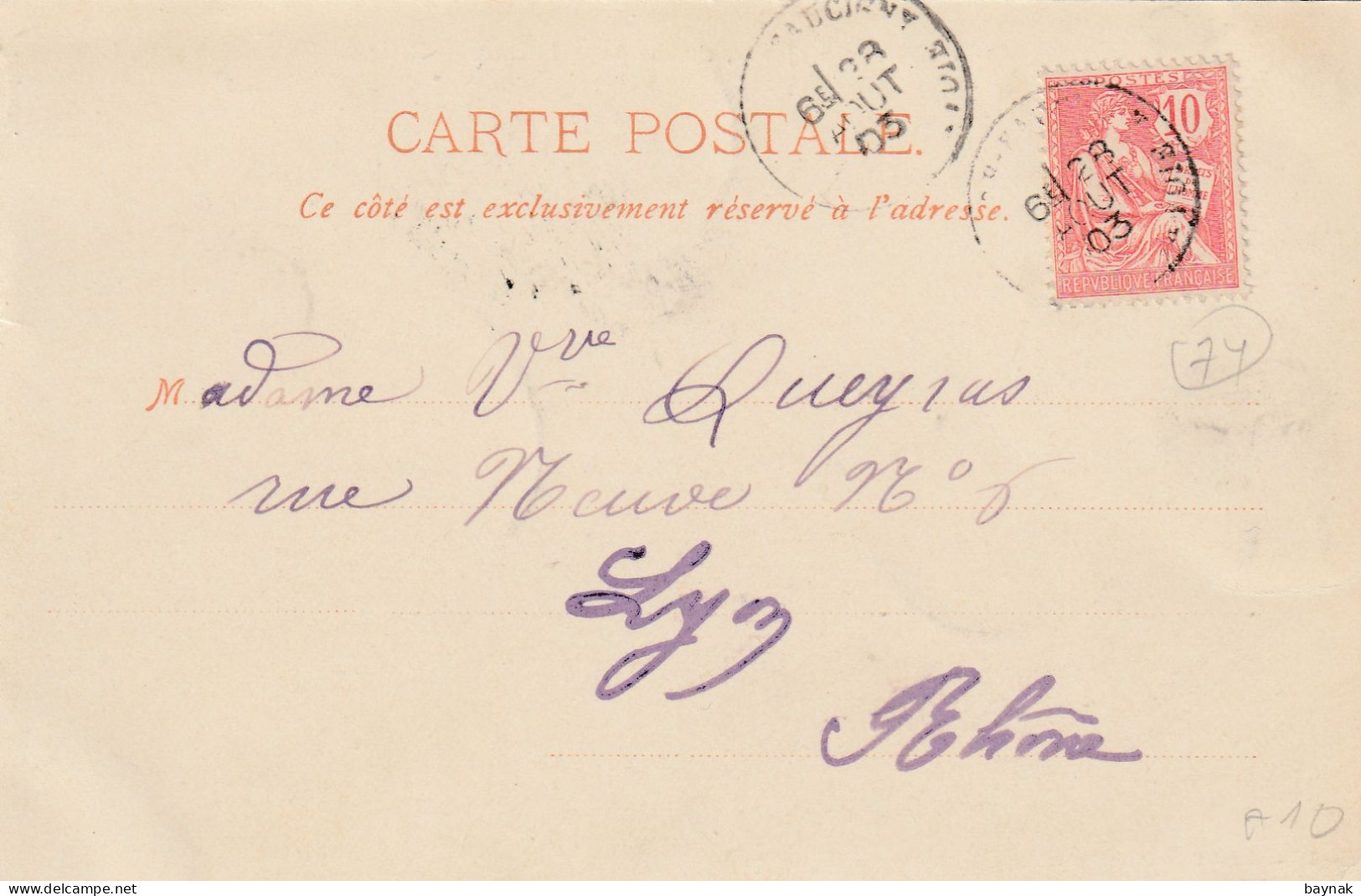 FR3139   --   St. JEOIRE    --  CHATEAU DE LA FLECHHERE  --  1905 - Saint-Jeoire