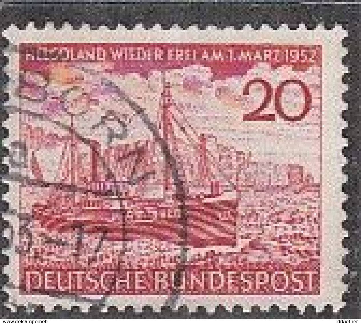 BRD  152, Gestempelt, Rückgabe Der Insel Helgoland, 1952 - Oblitérés