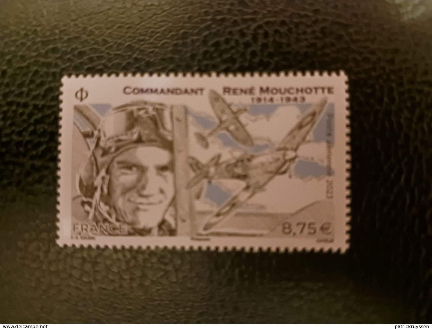 France 2023 Commander René Mouchotte 1914-1943 Aviator RAF Royal Air Force 1v - Unused Stamps