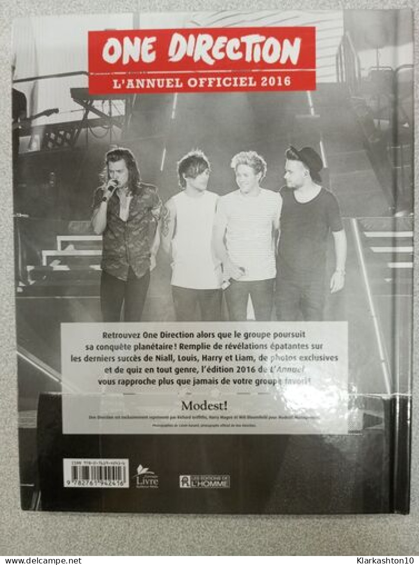 One Direction - L'annuel Officiel 2016 - Other & Unclassified