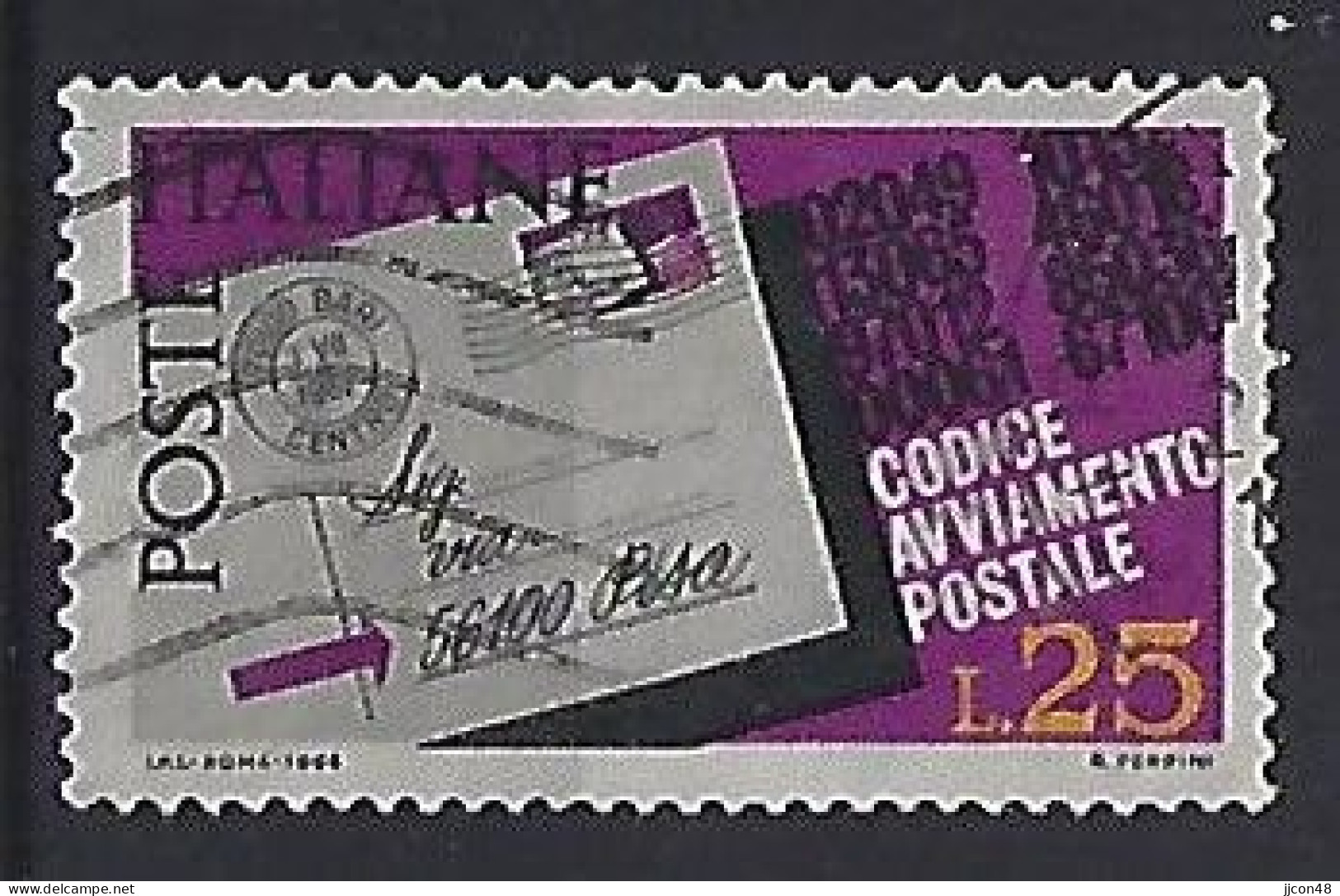 Italy 1968  Einfuhrung Der Postleitzahlen (o) Mi.1251 - 1961-70: Afgestempeld