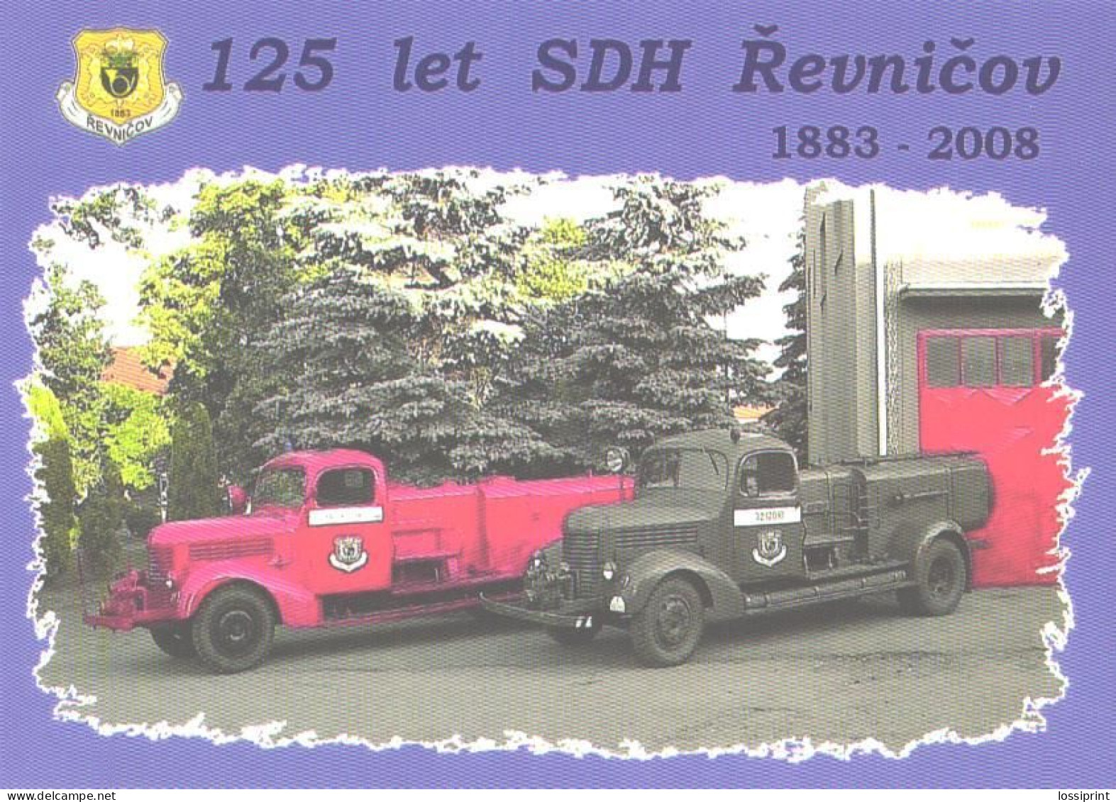 Fire Engines, 125 Years SDH Revnicov - Vrachtwagens En LGV